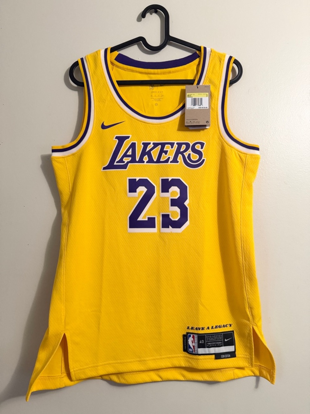 Nike Los Angeles Lakers LeBron James NBA Jersey 
Size 40 / Small